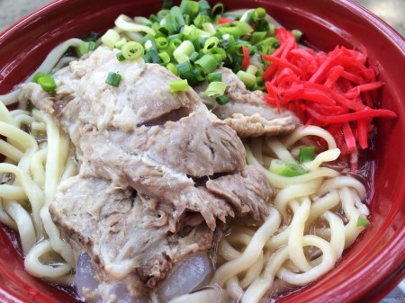 Okinawa soba of "Okinawa chicken house"