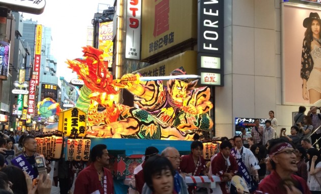 Nebuta festival in Shibuya