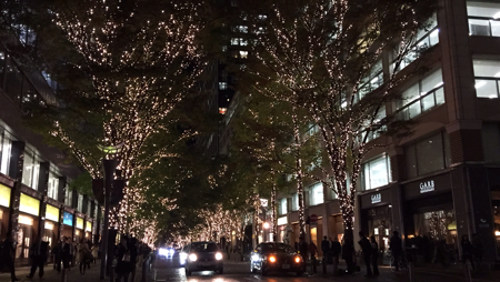 illumination at Marunouchi