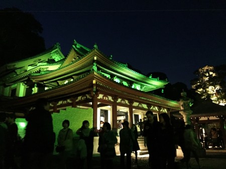 Autumun leaves in Hase temple in Japan