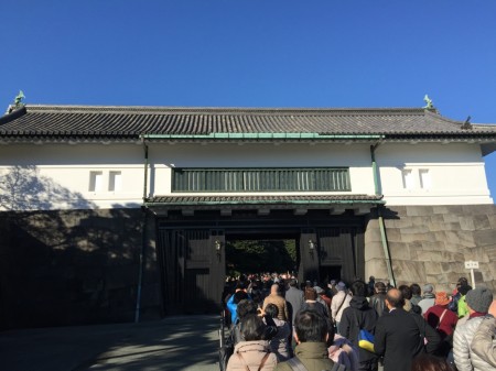 Inui-dori street in the Imperial Palace