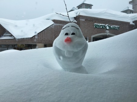 Olaf at Kiroro resort in Hokkaido