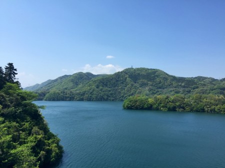 Barbecue at Tsukui lake in Japan