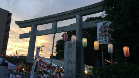 festival at Shirahata shrine 