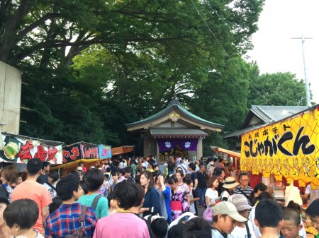 festival at Shirahata shrine 