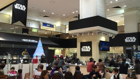 STAR WARS cafe in Yokohama Sogo