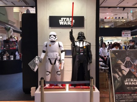 STAR WARS cafe in Yokohama Sogo