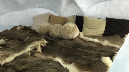 Ice hotel of Hoshino resort Tomamu in Hokkaido.