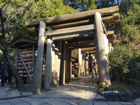 Zeniarai Benten Shrine in Kanakura