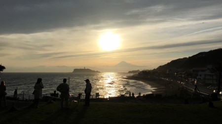 Diamond Fuji in Inamuragasaki