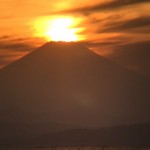 Diamond Fuji in Enoshima island