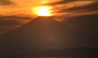 Diamond Fuji in Enoshima island