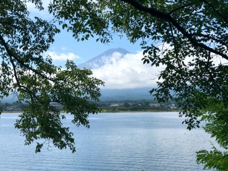 Nagasaki Park at the lake Kawaguchiko in the summser