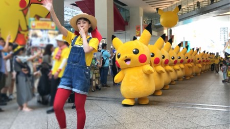 Pikachu parade of Pikachu Outbreak! 2017