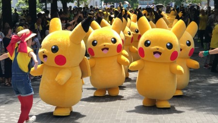 Pikachu parade of Pikachu Outbreak! 2017