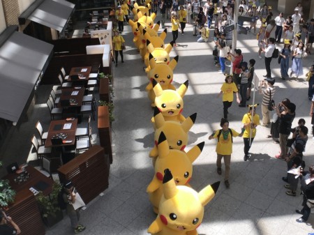 Pikachu parade of Pikachu Outbreak! 2017