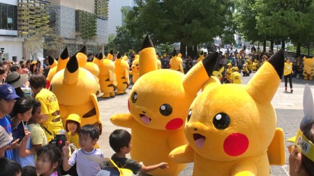 Pikachu parade of Pikachu Outbreak! 2017