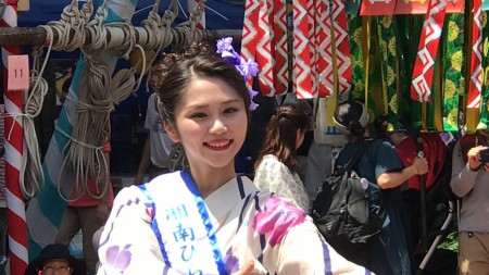 Orihime at Hiratsuka Tanabata Festival