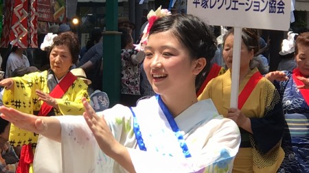 Orihime at Hiratsuka Tanabata Festival