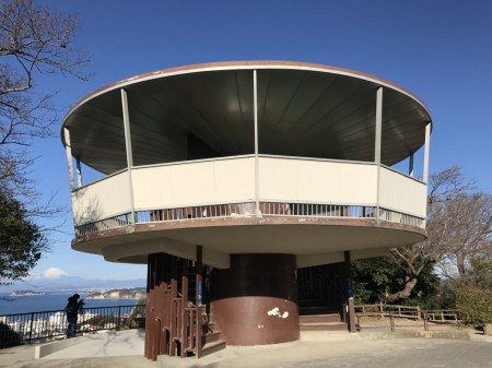 parking lot of Hiroyama park in Zushi