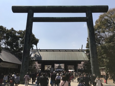 Daini Torii and Shinmon in Yasukuni shrine