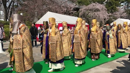 Nerigyoretsu at Gyoki-daie in Zojoji temple in Tokyo