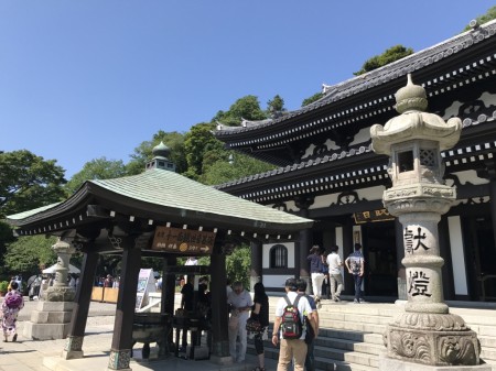 Kannon-do hall at Hase Temple in Kamakura