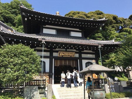 Amida-do hall at Hase Temple in Kamakura