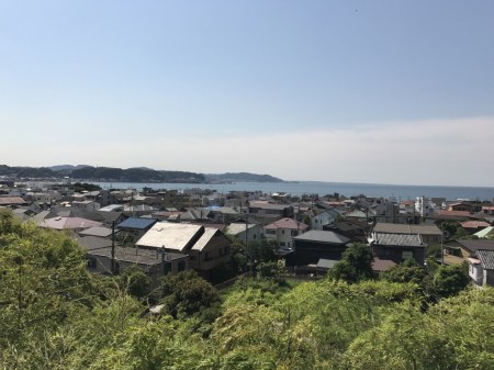 Observation deck at Hase Temple in Kamakura