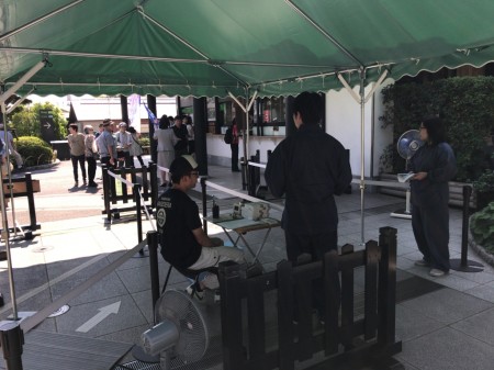 Ticket gate of Hase Temple in Kamakura