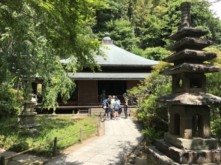 Main hall(Hondo) at Tokeiji temple in Kamakura