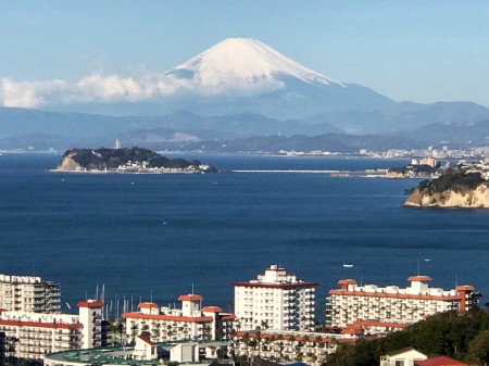 Mt.Fuji from Hiroyama park in Zushi