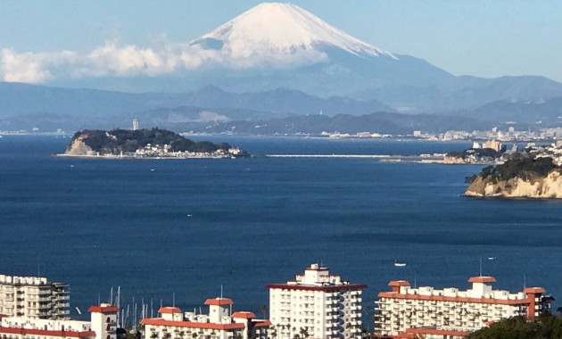 Mt.Fuji from Hiroyama park in Zushi