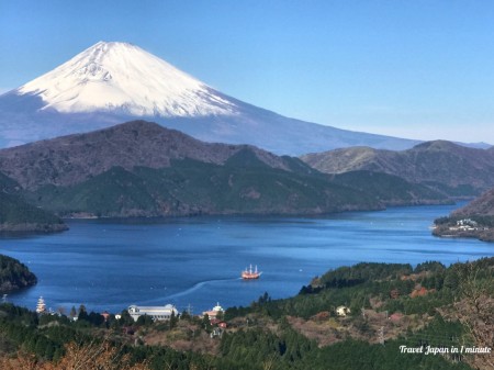 Mount Fuji at Fujimi-Toge in Hakone