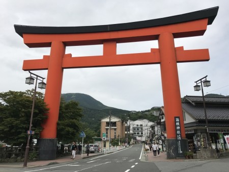 Torii gate in Moto Hakone