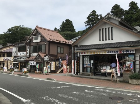 Souvenir shops in Moto Hakone