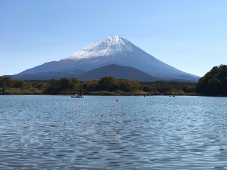 Mount Fuji at the lake Shojiko