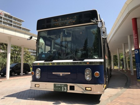 Free shuttle bus to Tokyo Disney Land of Mitsui Garden Hotel Prana Tokyo Bay