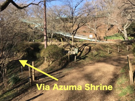 Path to Azumayama Park