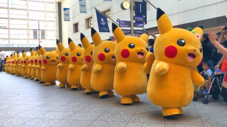 Pikachu parade of Pikachu Outbreak! 2018