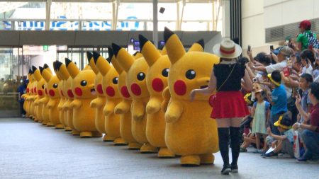 Pikachu parade of Pikachu Outbreak! 2018