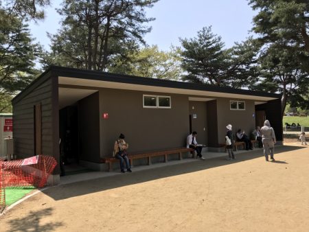 public lavatory in Hitachi Seaside Park