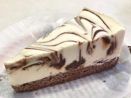 Chocolate marble ice cream cake in Hama Sushi