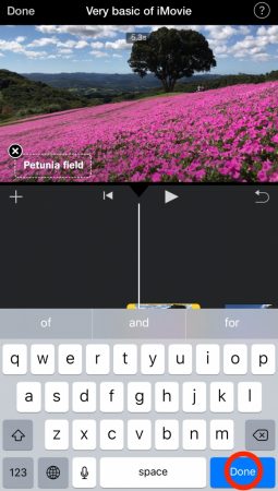 Add subtitle by iMovie for iOS3