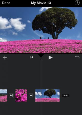 Select video by iMovie for iOSx