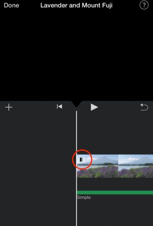 Fade out the music and video by iMovie for iOS3