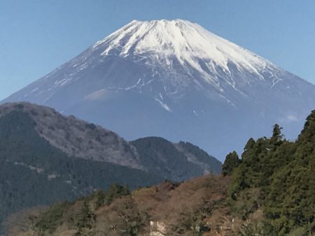 Mt.Fuji with 10 times zoom by iPhone7 Plus