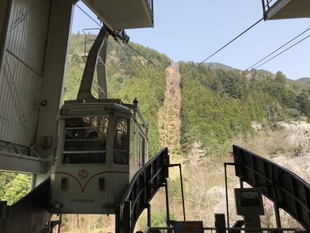 Ropeway in Minobusan Kuonji Temple